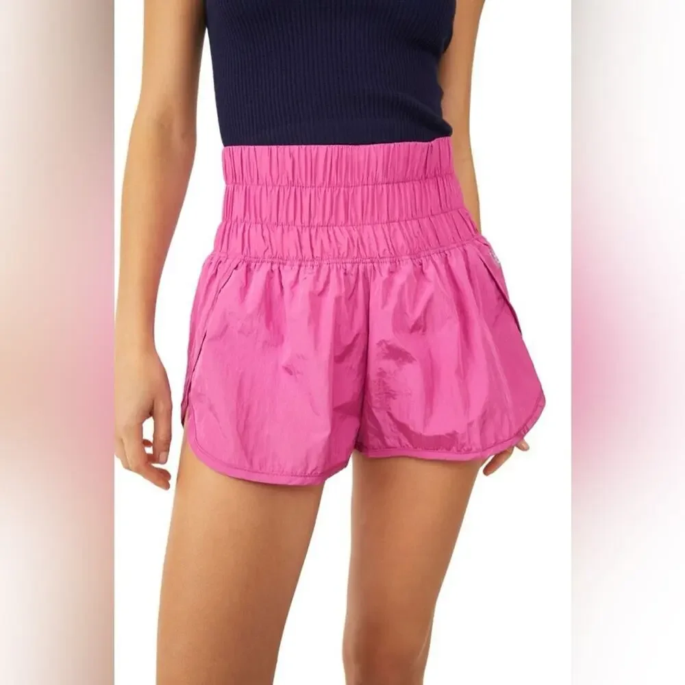 Free People Pink Fuchsia The Way Home Shorts Size Large